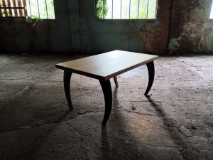 table bois métal  